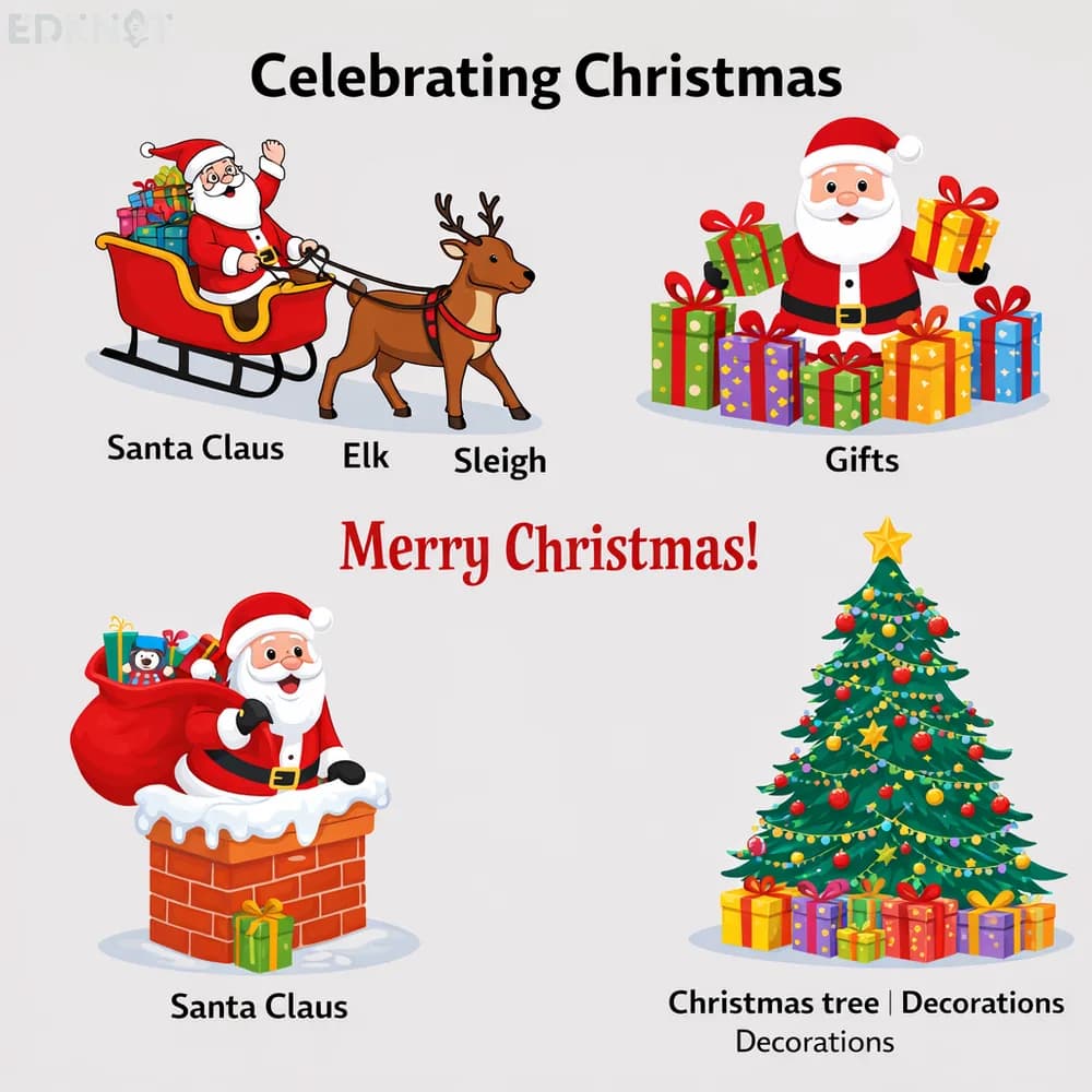 Christmas Celebration Scene